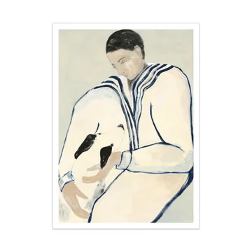 The Poster Club - Sofia Lind Man and Dog Poster | Connox