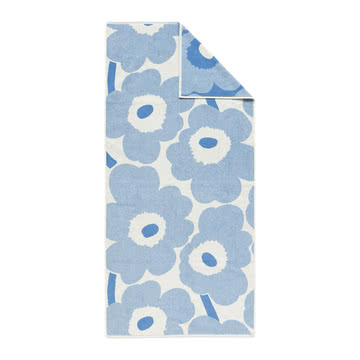 marimekko Beach Towel LOKKIホワイト/ブルー marimekko Beach Towel LOKKIホワイト/ブルー