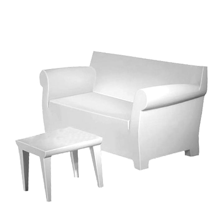 Bubble Club table and sofa by Kartell