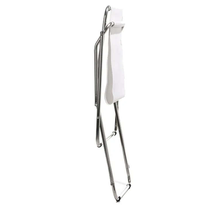 Alu Swing chair Dondolina from Fiam in white - folded