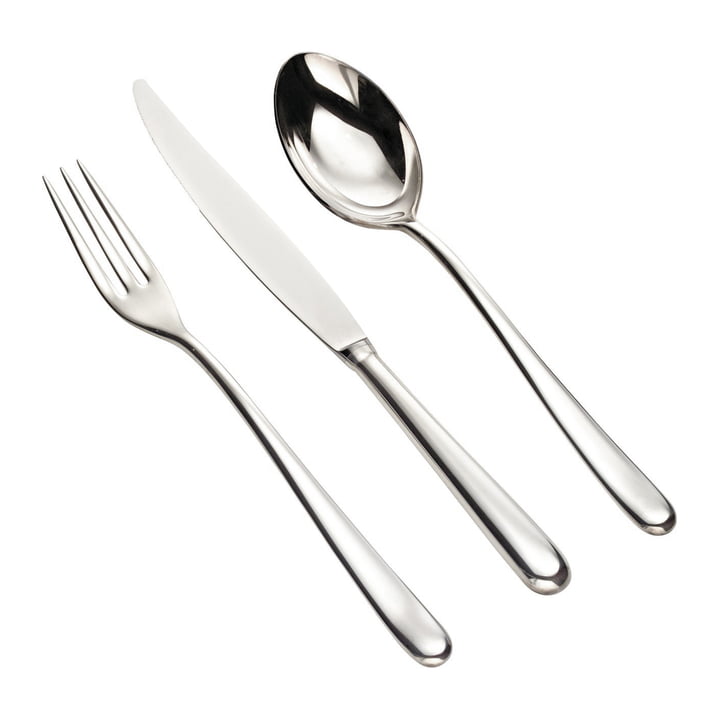 The " Caccia " cutlery set from Alessi