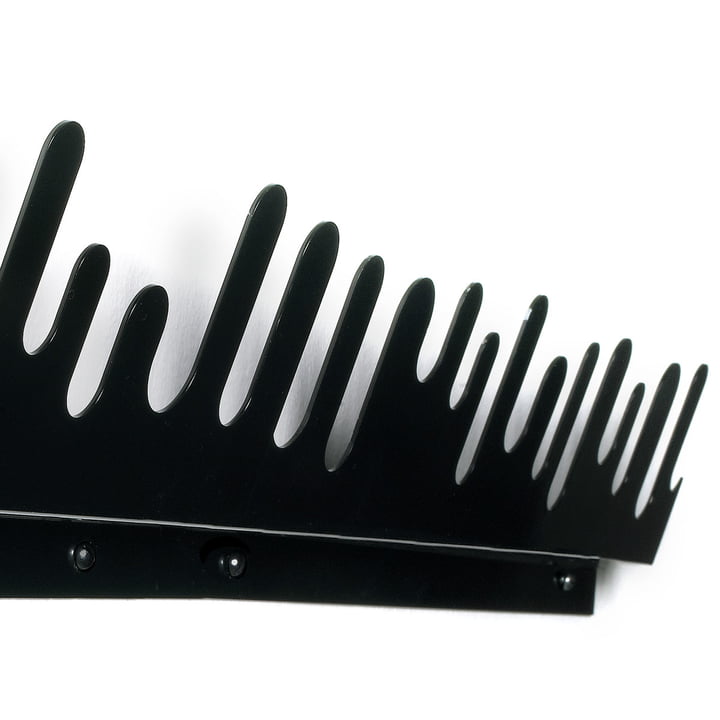 The Wave Hanger Coat rack from Design House Stockholm , black, set of 2