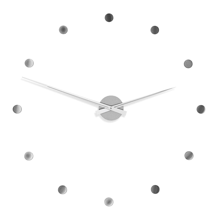 Radius Design - Flexible Clock in silver