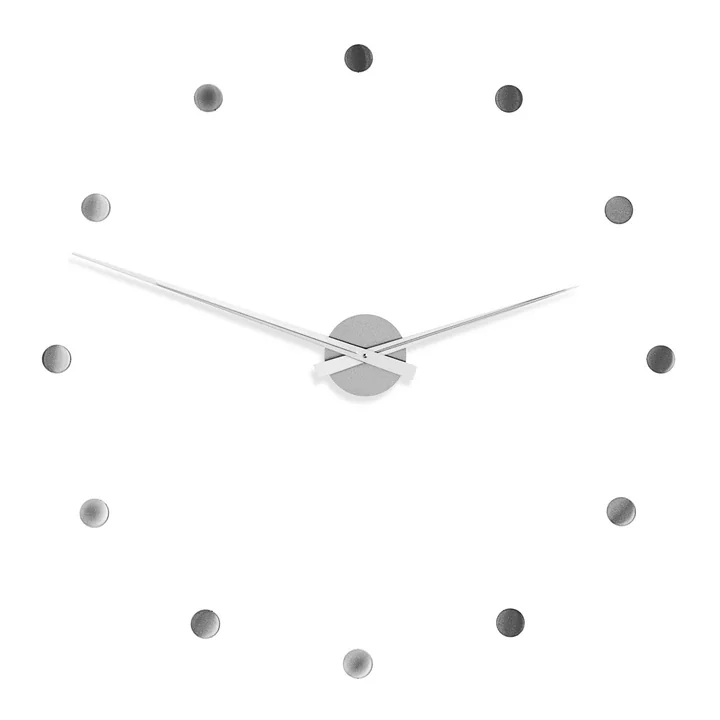 Radius Design - Flexible Clock in silver