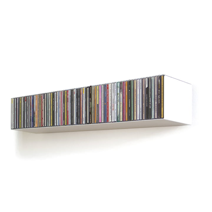 linea1 b _ CD shelf in white