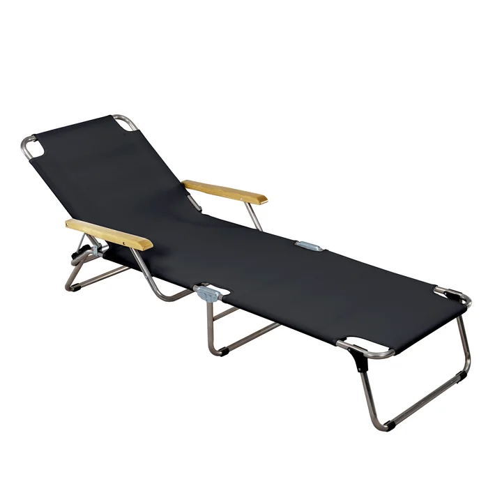 Amigo with armrest in black from Fiam