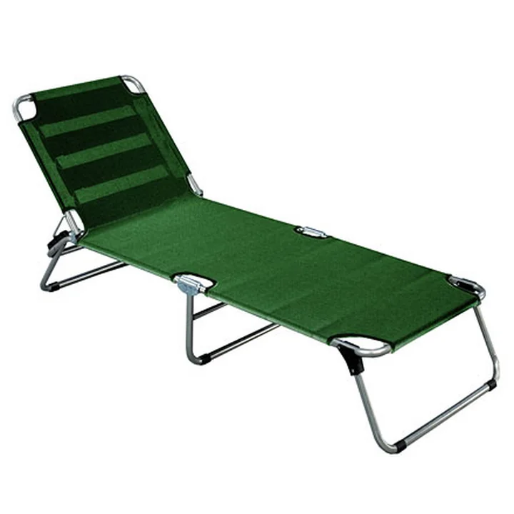 Amigo Aluminium three-legged lounger from Fiam in dark green