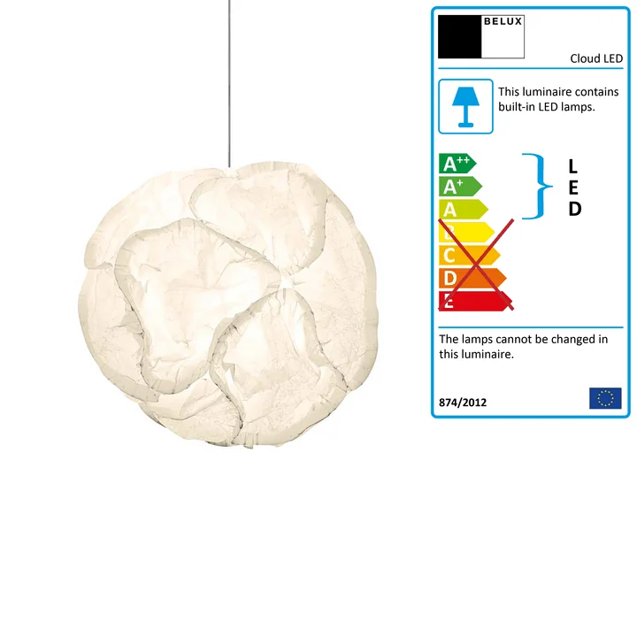 Belux Cloud - 10 elements (cable length: 2 m)
