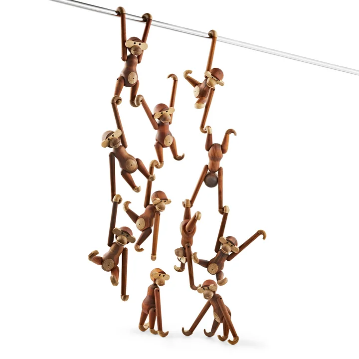 Wooden monkey by Kay Bojesen