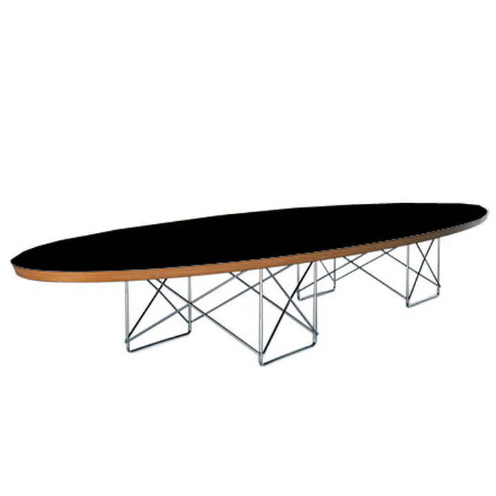 Elliptical Table - HPL schwarz