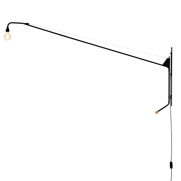 Vitra - Wall lamp Potence in black