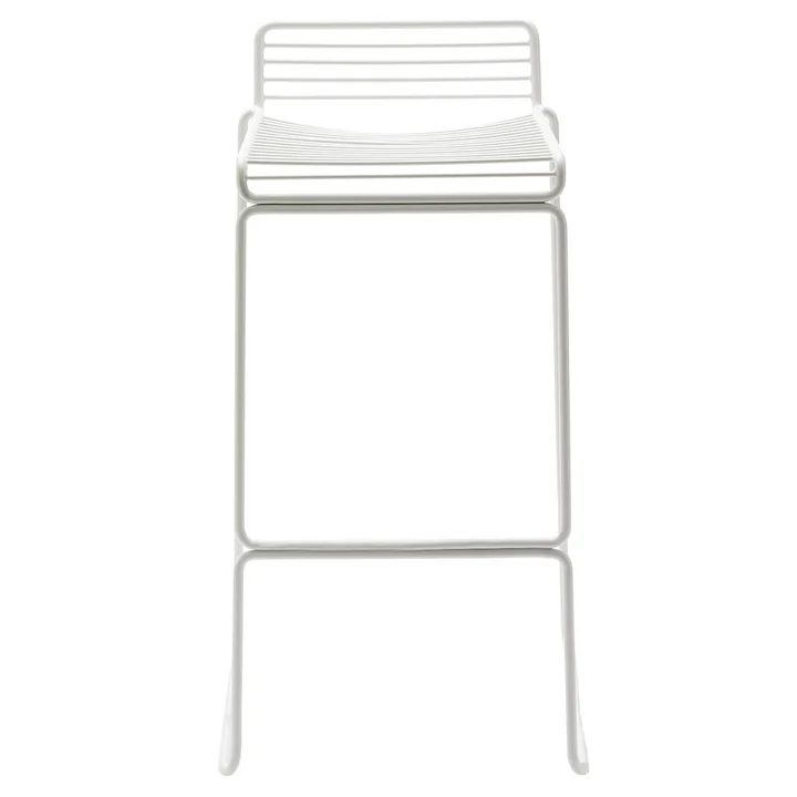 The HAY Hee bar stool in white