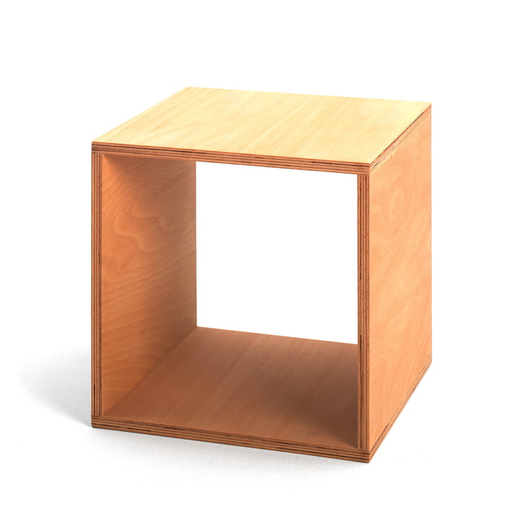 Tojo - Cube Bedside table made of beech wood