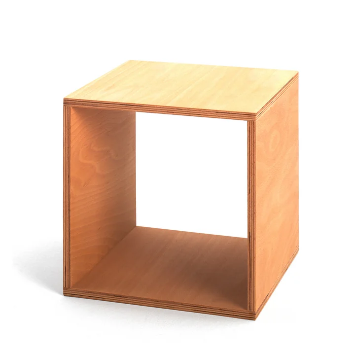 Tojo - Cube Bedside table made of beech wood