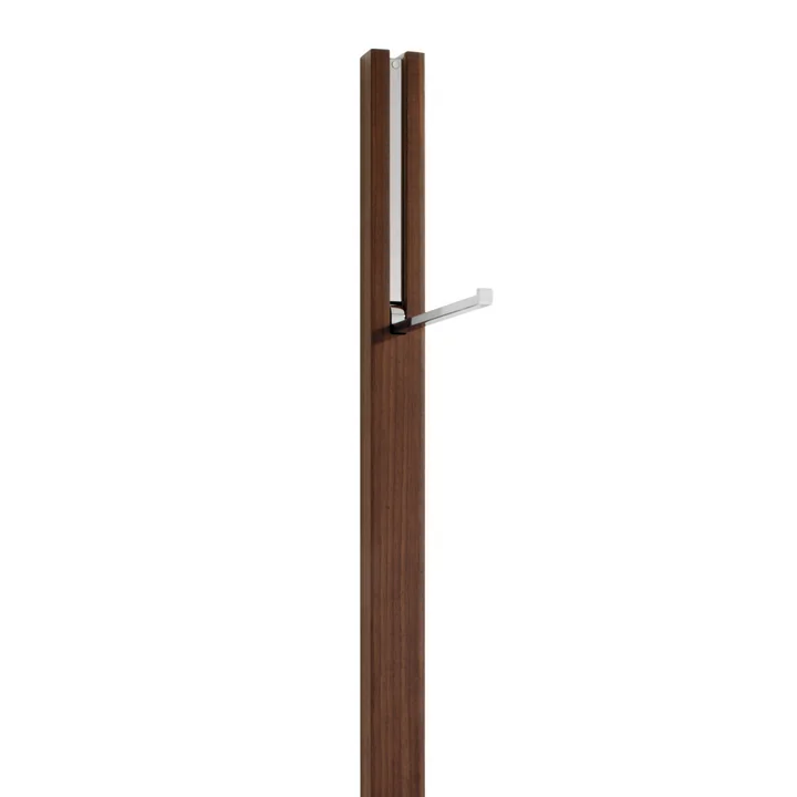 Line Wall coat rack from Schönbuch in matt walnut
