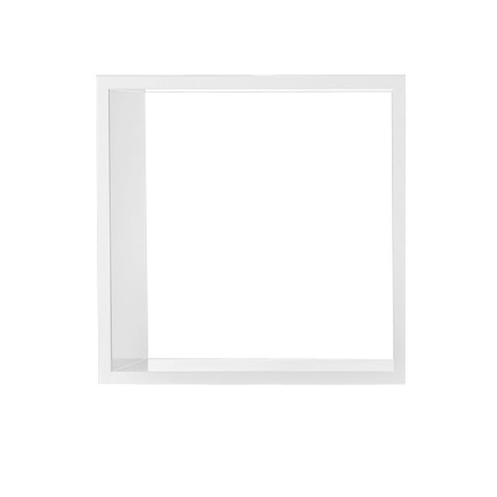 Muuto - Stacked Shelf module without back panel, medium / white