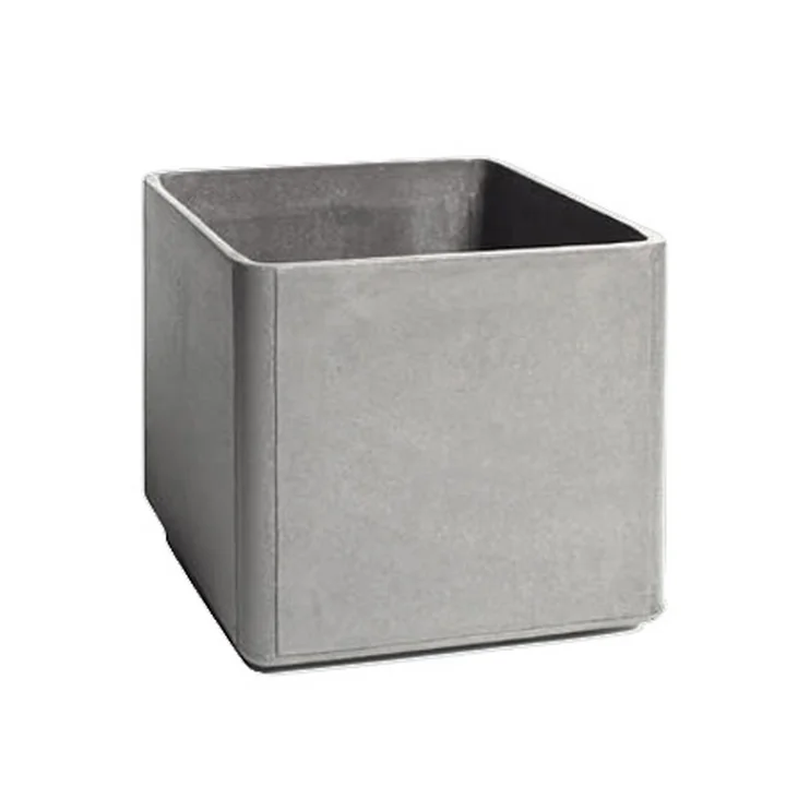 The Delta planter from Eternit , 45 x 45 x45cm, grey