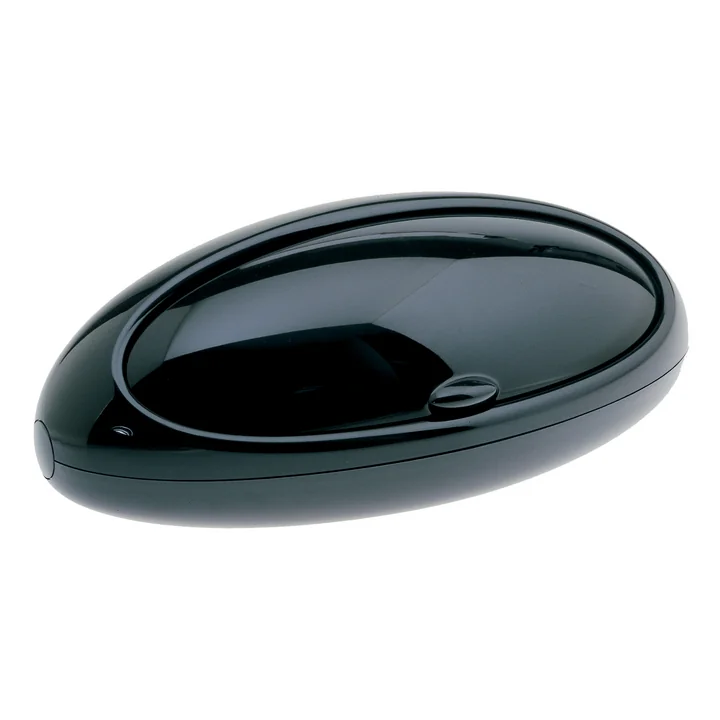Gnam bread box, black by A di Alessi