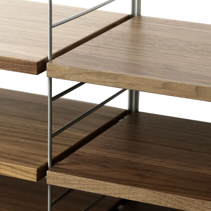 String Shelf System, Walnut