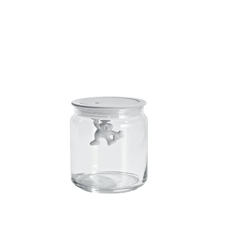 Gianni kitchen jar, 70 cl, white by A di Alessi