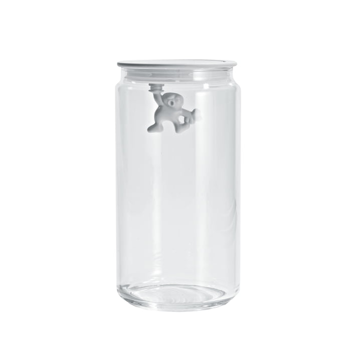 Gianni kitchen jar, 140 cl, white by A di Alessi