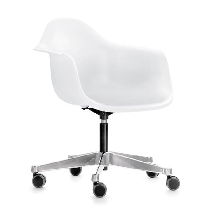 Eames Plastic Armchair PACC from Vitra in white