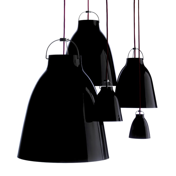 Fritz Hansen - Caravaggio Pendant lights black, group