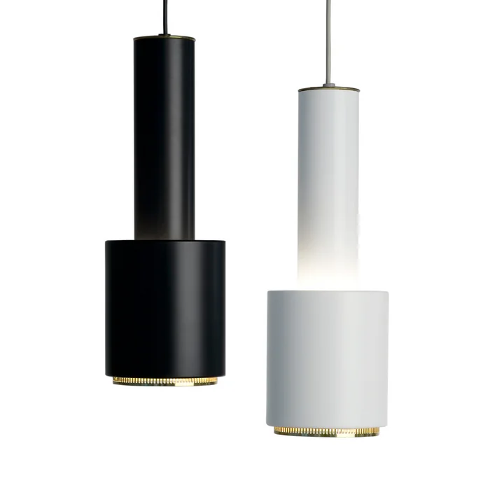 Artek A 110 hand grenade pendant, black and white
