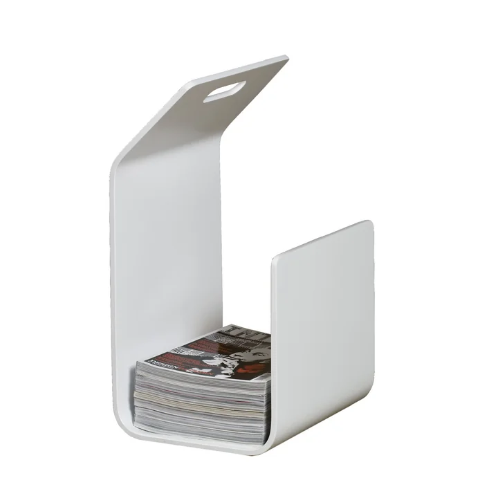 Artek Kanto Magazine and firewood rack, white