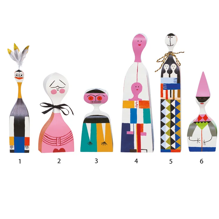 The Wooden Dolls from Vitra , Group 1-6