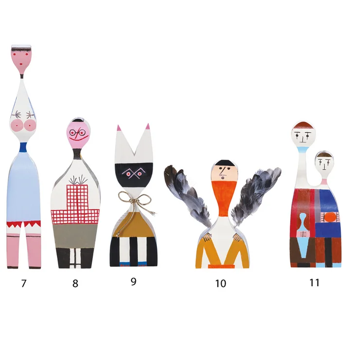 Wooden Dolls from Vitra , Group 7-11