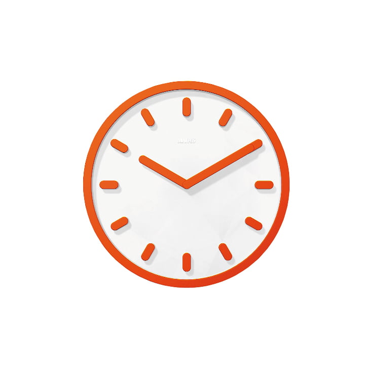Tempo wall clock by Magis in orange
