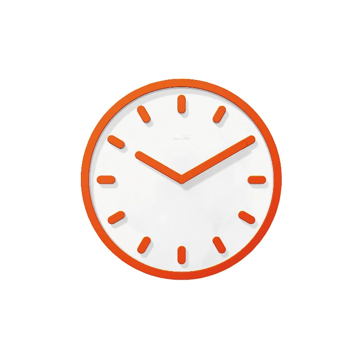 Tempo wall clock by Magis in orange