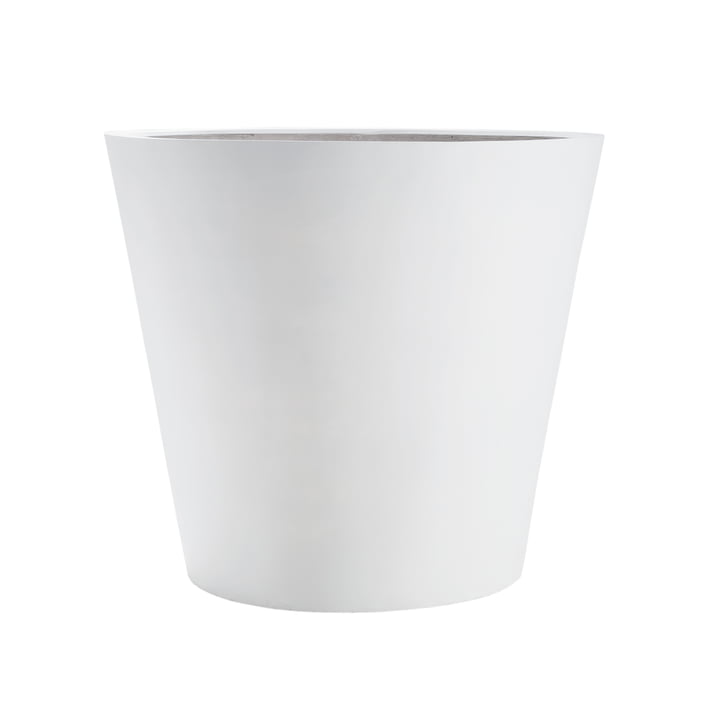 The round planter from amei, white, L