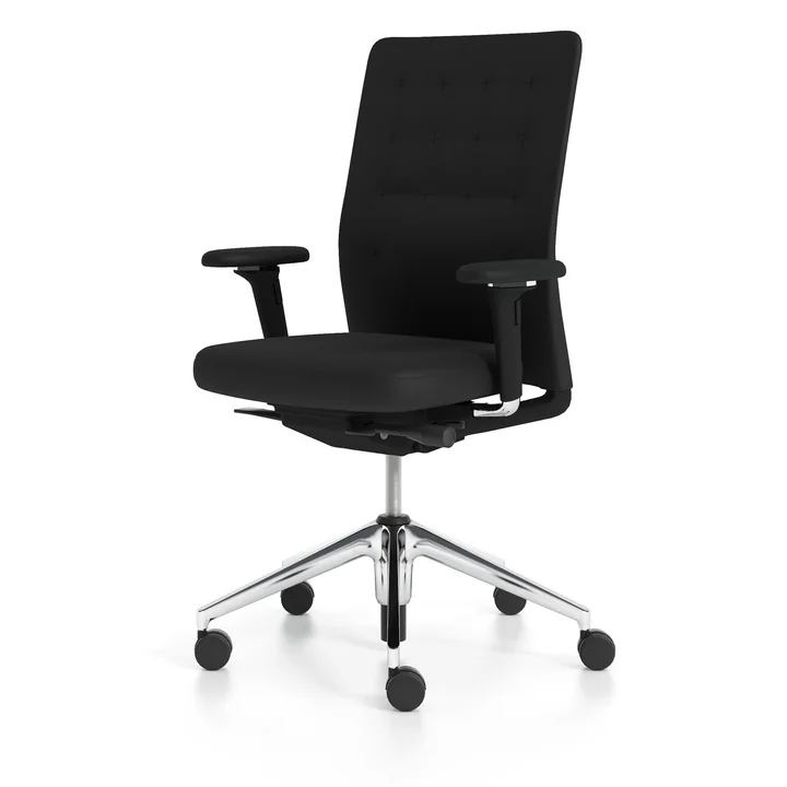 Vitra - ID Trim, nero / aluminium polished