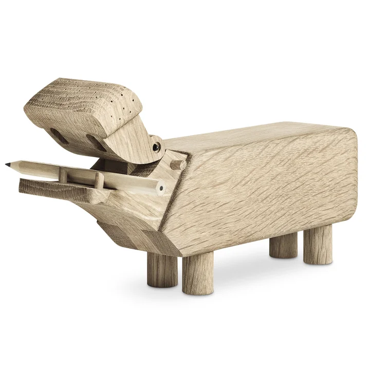 Wooden hippopotamus from Kay Bojesen