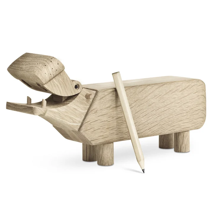 Wooden hippopotamus from Kay Bojesen