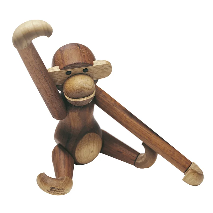 Wooden monkey by Kay Bojesen