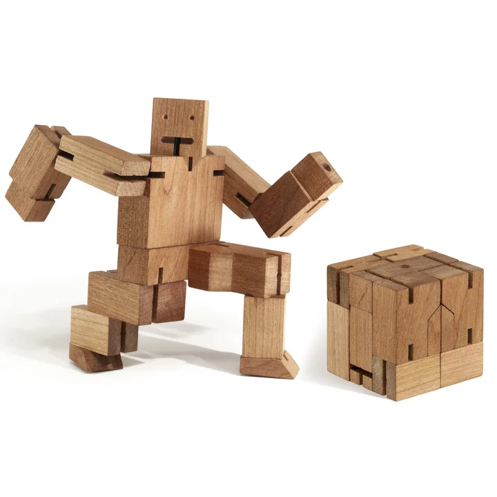 The Cubebot from Areaware forms a perfect cube