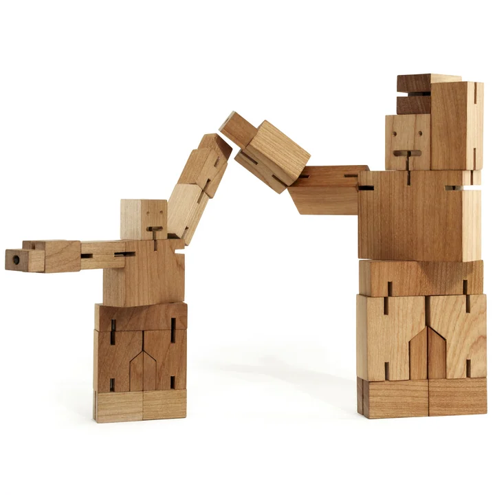 The Cubebot from Areaware in different sizes