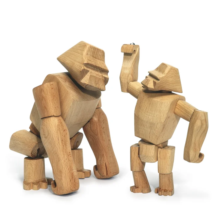 The flexible gorilla from the Wooden Ceatures series by Areaware