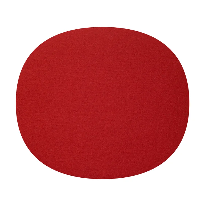 Hey Sign - felt-cushion Eames Plastic Chair, red 5mm AR