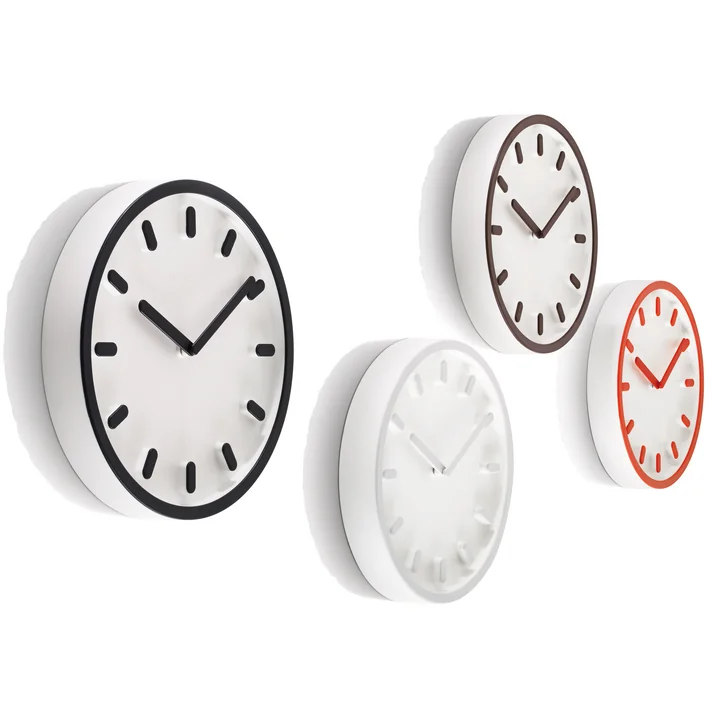 Tempo wall clock by Magis in different colours