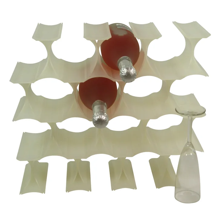 Infinity Wine Rack, white