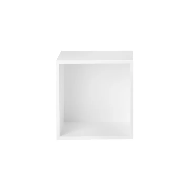 Muuto - Stacked Shelf module with back panel, medium / white