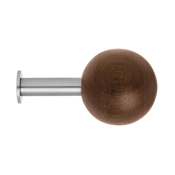 Dots Wall hooks from Schönbuch in walnut natural oiled