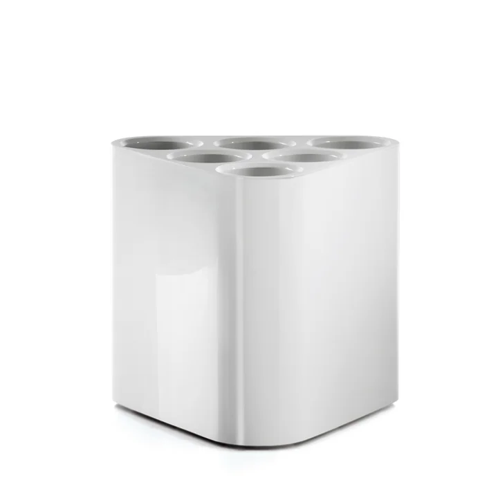 Poppins umbrella stand by Magis in white