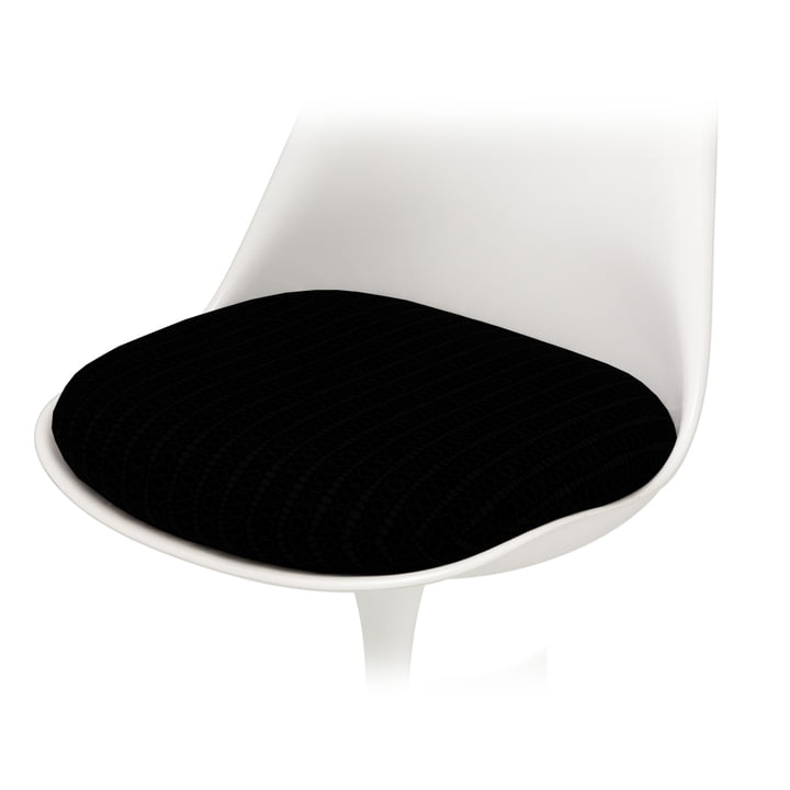 Seat Cushion for Knoll - Saarinen Tulip Chair - Hopsack, black