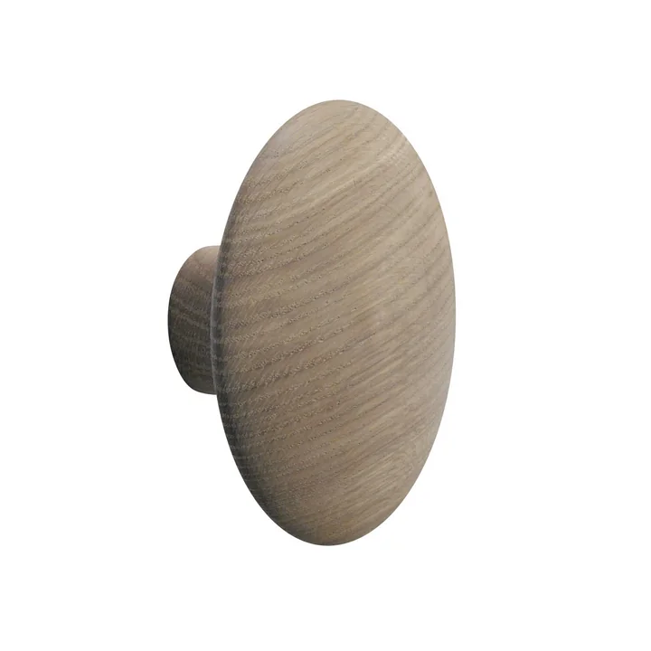 Wall hook "The Dots" single medium from Muuto in natural oak