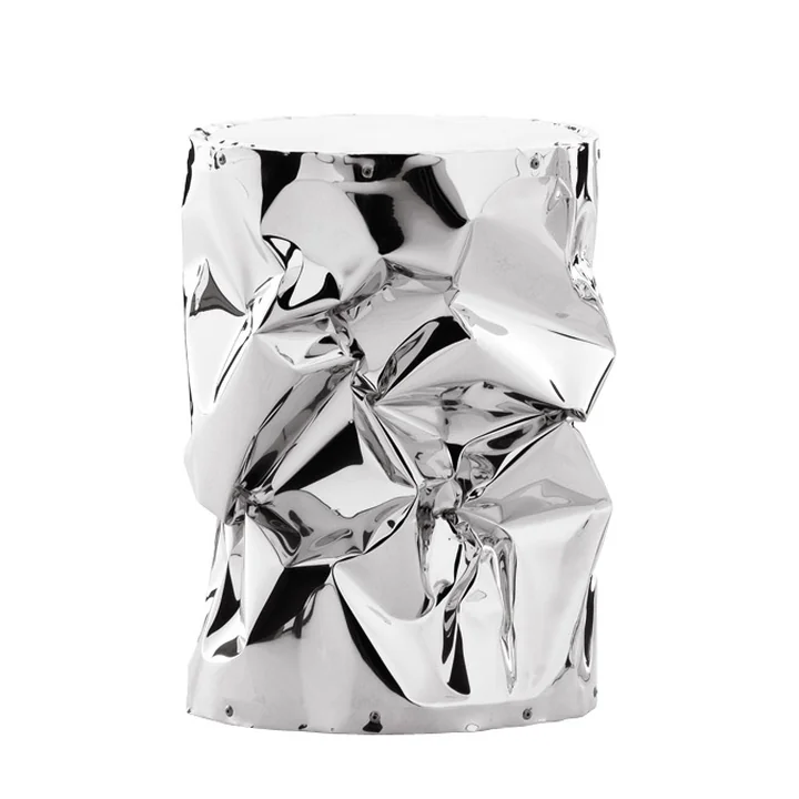 Tab.u Collection Side table / stool H 43 Ø 30 cm from Opinion Ciatti in chrome